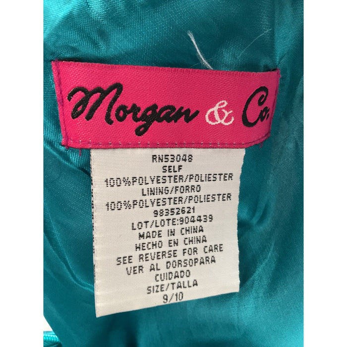 Blue A-Line Midi Dress by Morgan & Co.