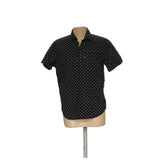 Levi's Black Short Sleeve Button-Up Shirt (Size L)