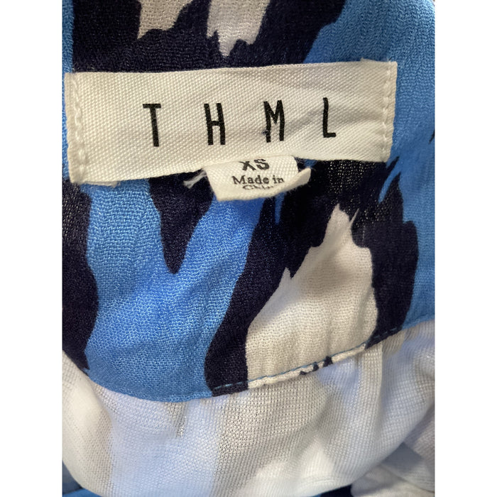 THML Blue Blouson Dress - XS