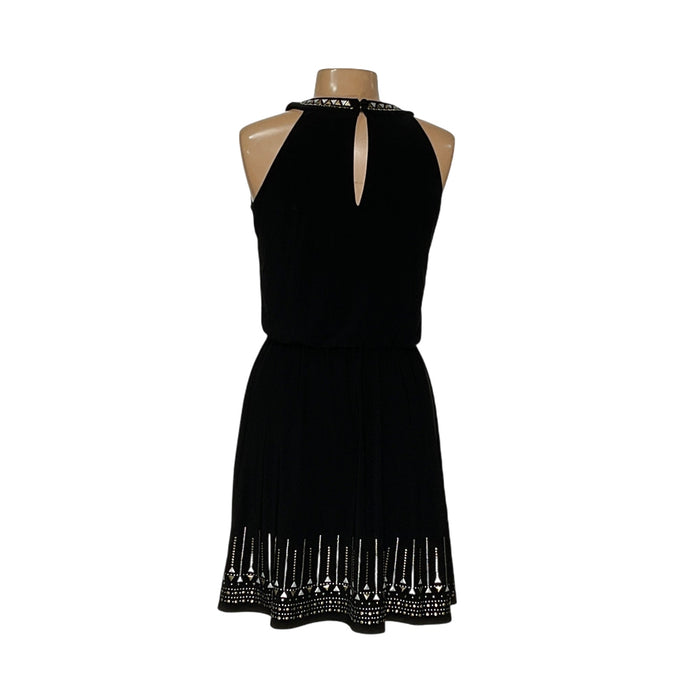 WHBM Black Blouson Dress - Size S