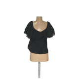 J. Crew Black Cotton Blouse Size 4