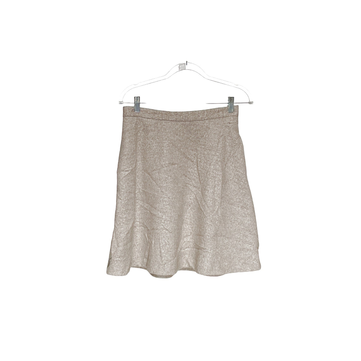 Beige Banana Republic A-Line Tweed Skirt