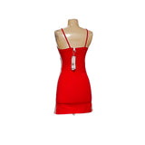 Women's adidas Red Short Sheath Dress