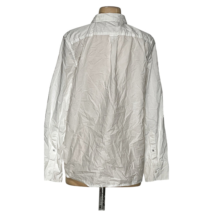 J. CREW White Button-Up Top, Size 12