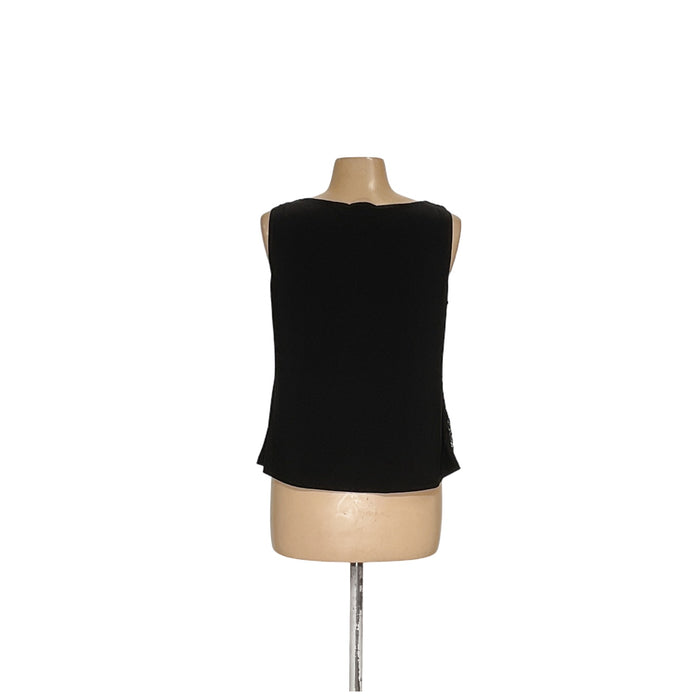 R & M RICHARDS Black polyester tank, size 14P