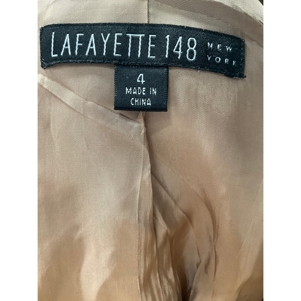 Lafayette 148 New York Brown Wool Blazer - Size 4