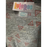 Lularoe Gray Geometric Shift Dress 2XL