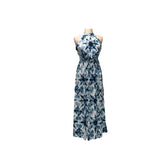 INC International Concepts Blue Midi Blouson Dress