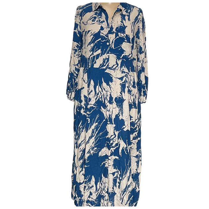 Zara Blue Plus Maxi Dress XXL