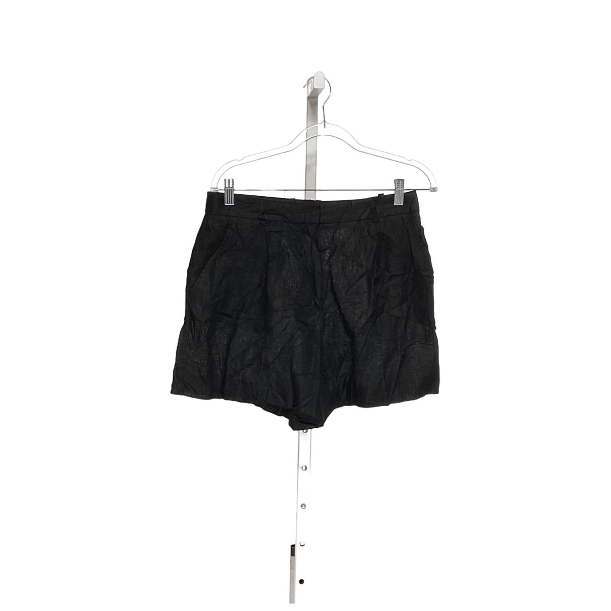 ZARA Black Linen Sailor Shorts - Women's M