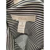 Stylish Chico's Multicolor Button-Up