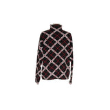 Tahari Black Plaid Sweater - Women's L