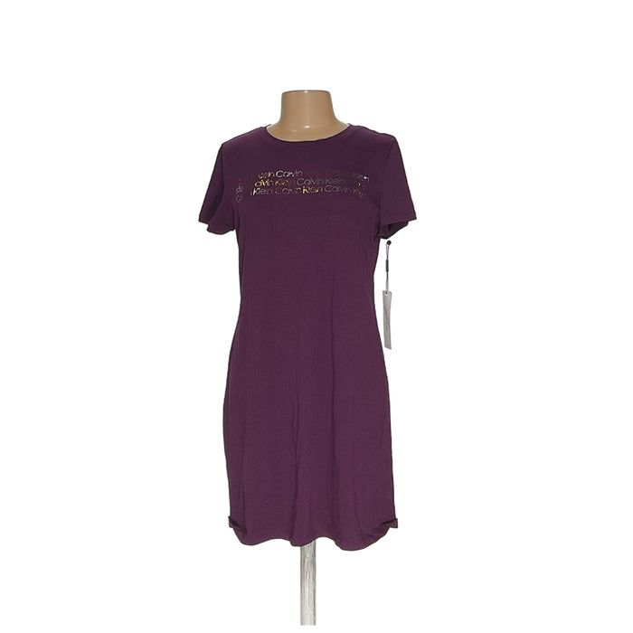 Calvin Klein Purple Shift Dress