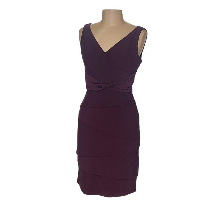 WHBM Purpe A-Line Dress - Size 10