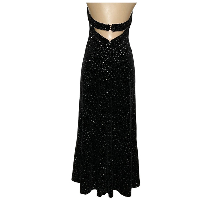 Alfred Angelo Black Maxi Dress - Size S