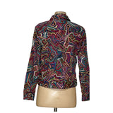 Chico's Cotton Multicolor Blazer