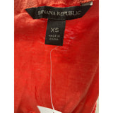 BNWT Banana Republic Orange Linen Blouse XS