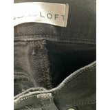 LOFT Women's Black Ankle Jeans Size 24