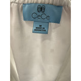 CeCe White Blouse - Women's M