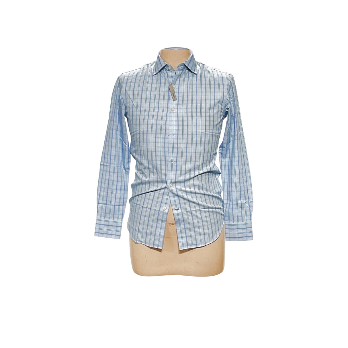 Banana Republic Blue Plaid Button-Down