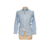 Banana Republic Blue Plaid Button-Down