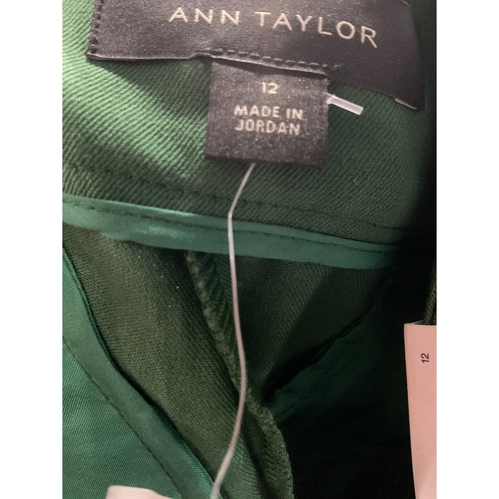 Ann Taylor Green Ankle Pants - Size 12