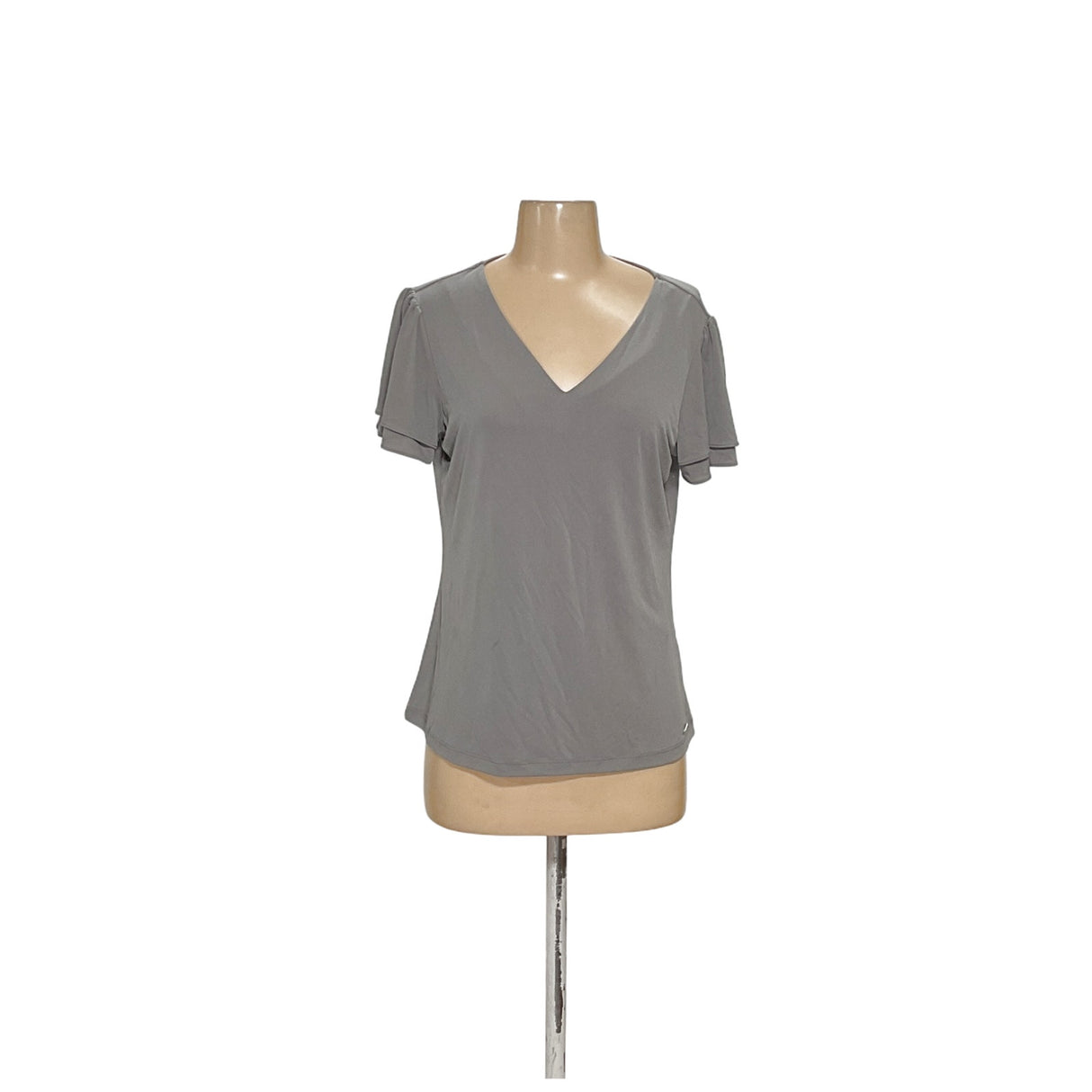 Calvin Klein Gray Polyester Blouse