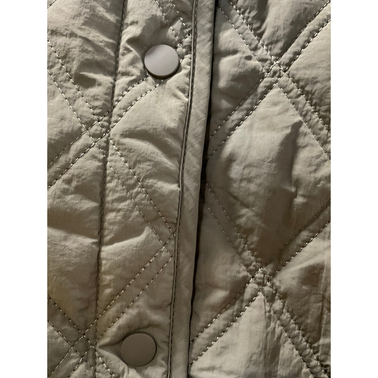 ZARA Green Quilted Jacket XS