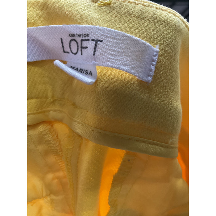 LOFT Yellow Ankle Pants - Women's Size 8