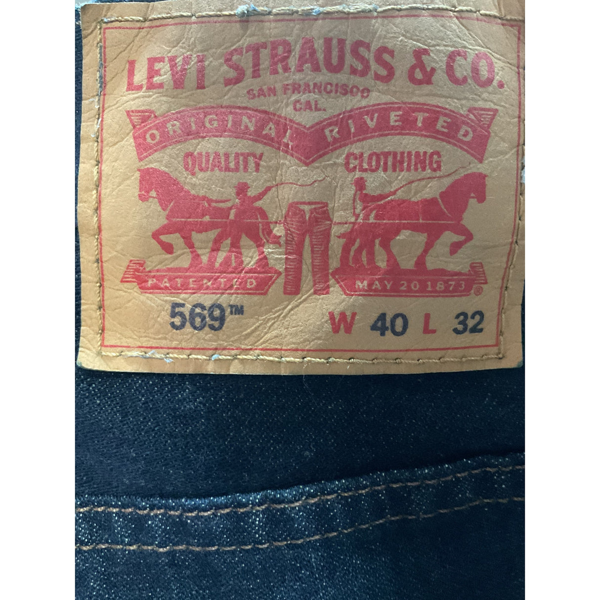 Levi's Blue Jeans, Size 40