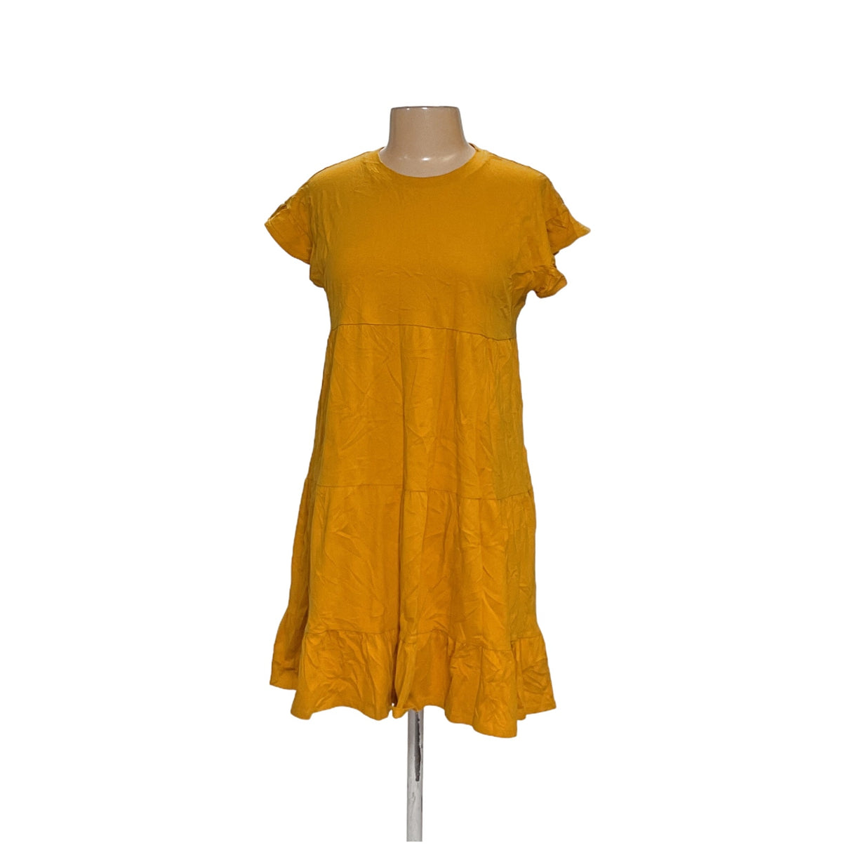 J. Crew Yellow Midi Shift Dress - XS