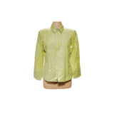 JESSICA HOWARD Green Linen Petite Jacket - Size 12