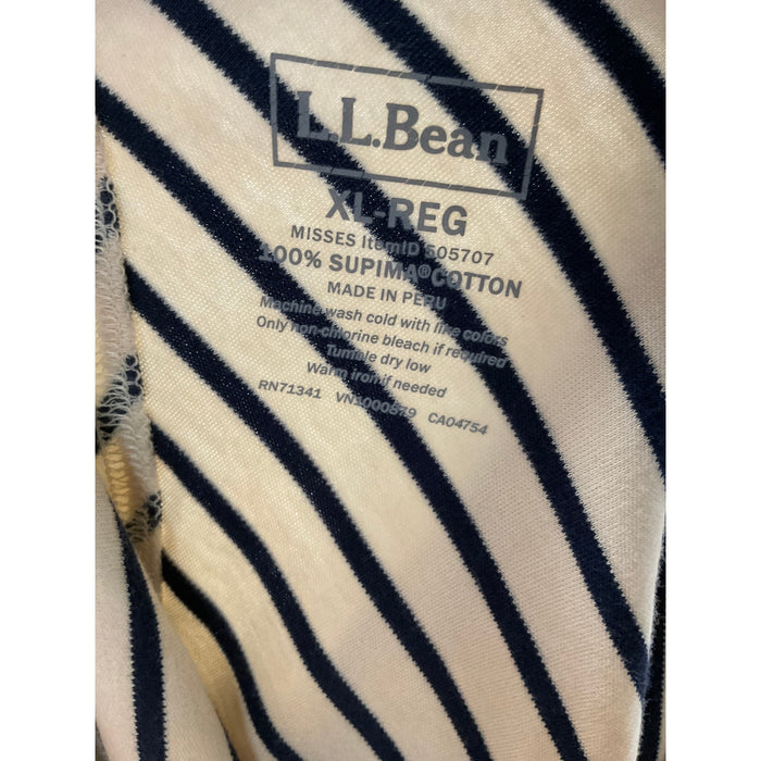 L.L. BEAN Multicolor 100% Cotton Blouse XL