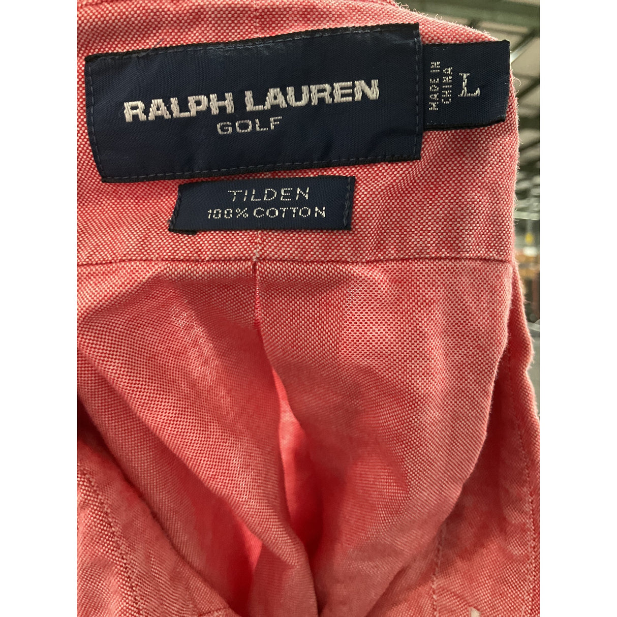 Ralph Lauren Men's Pink Casual Button-Up Shirt