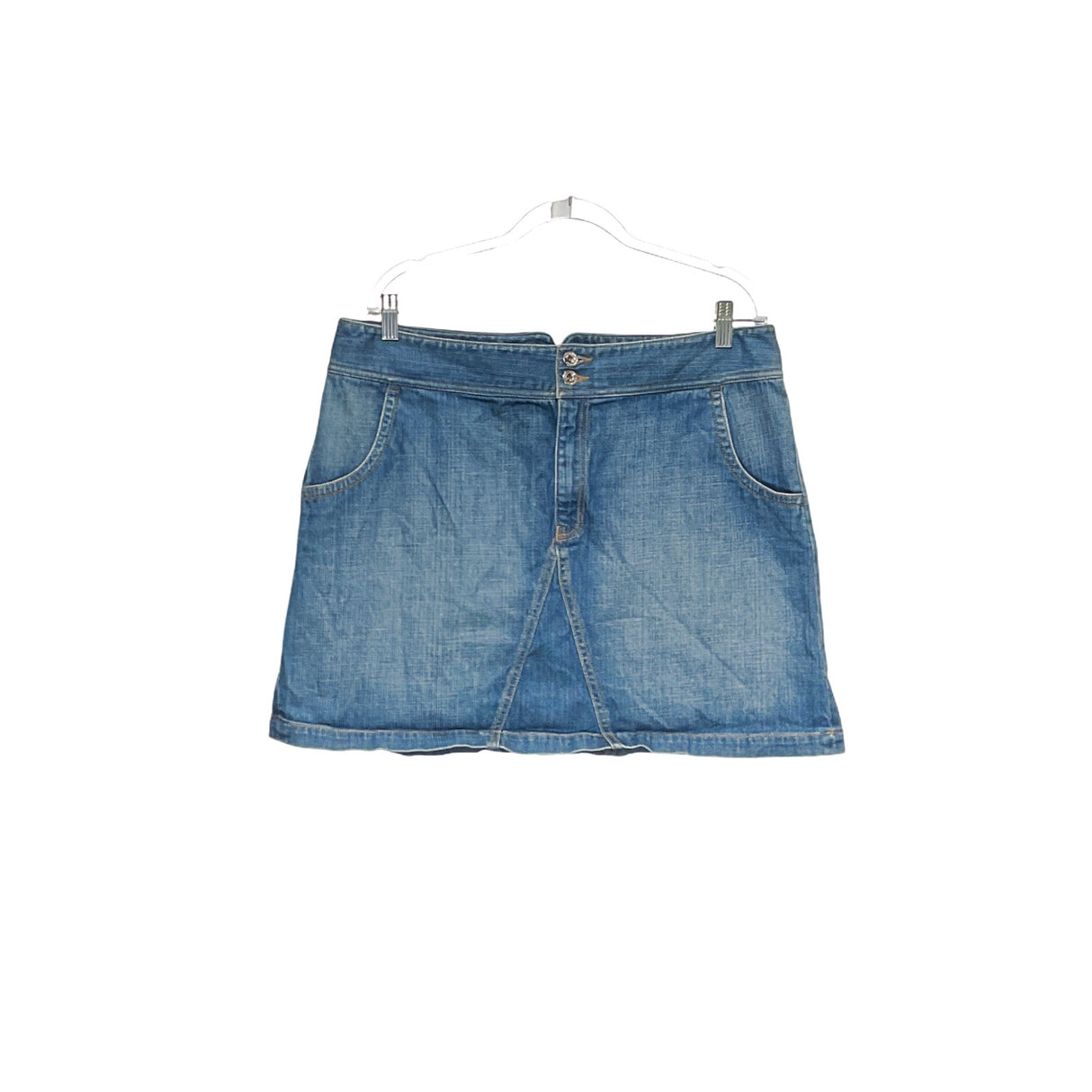 Banana Republic Blue Denim Mini Skirt Size 16