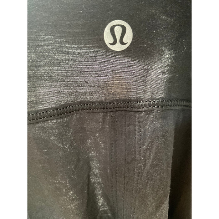 Lululemon Black Nylon Women's Blouse (Size L)