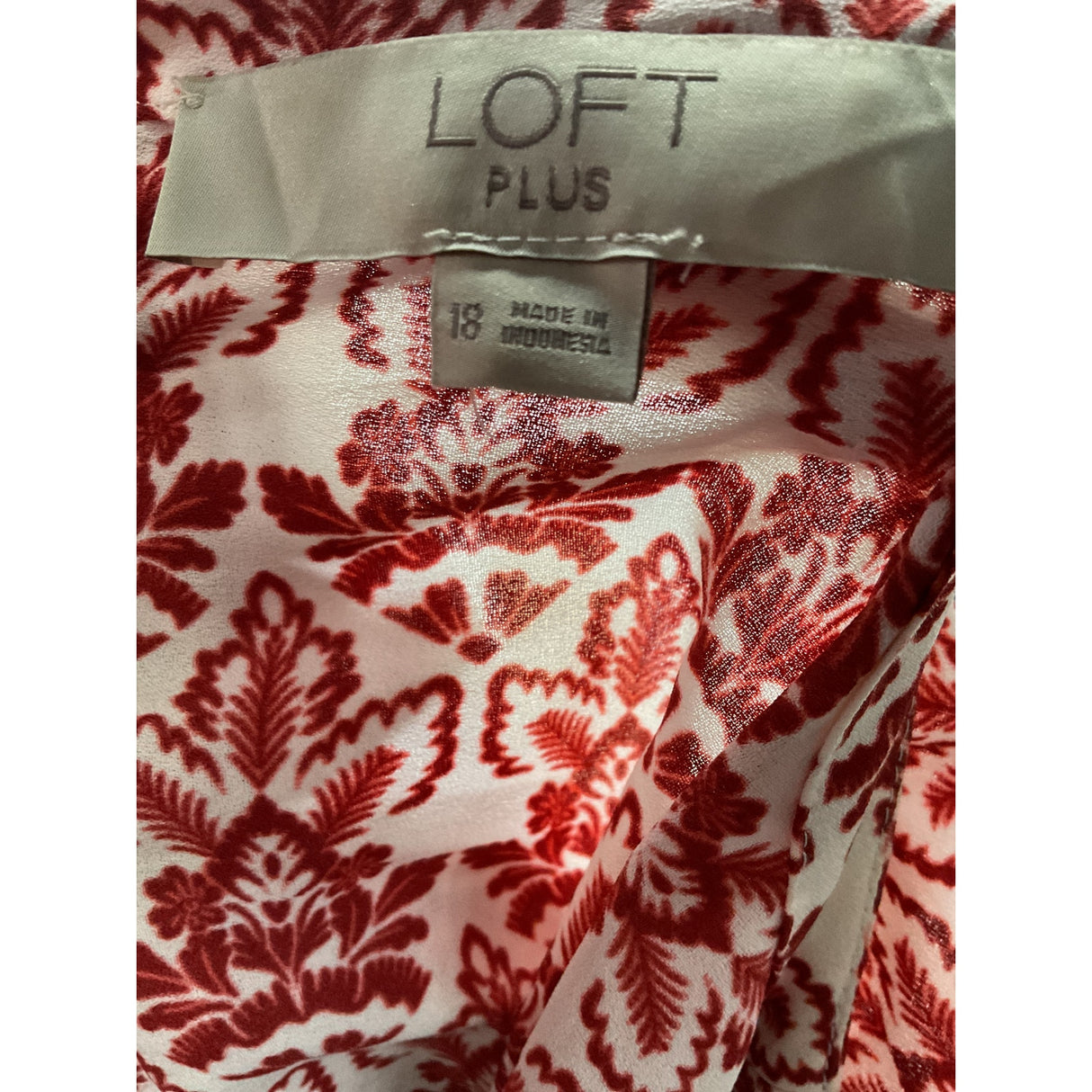 LOFT Multicolor Plus-Size Blouse