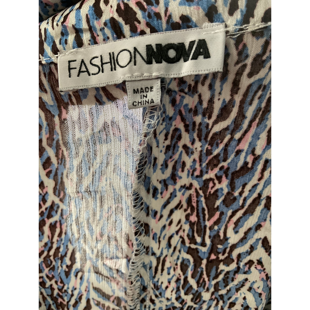 Fashion Nova Multicolor 2XL Blouse