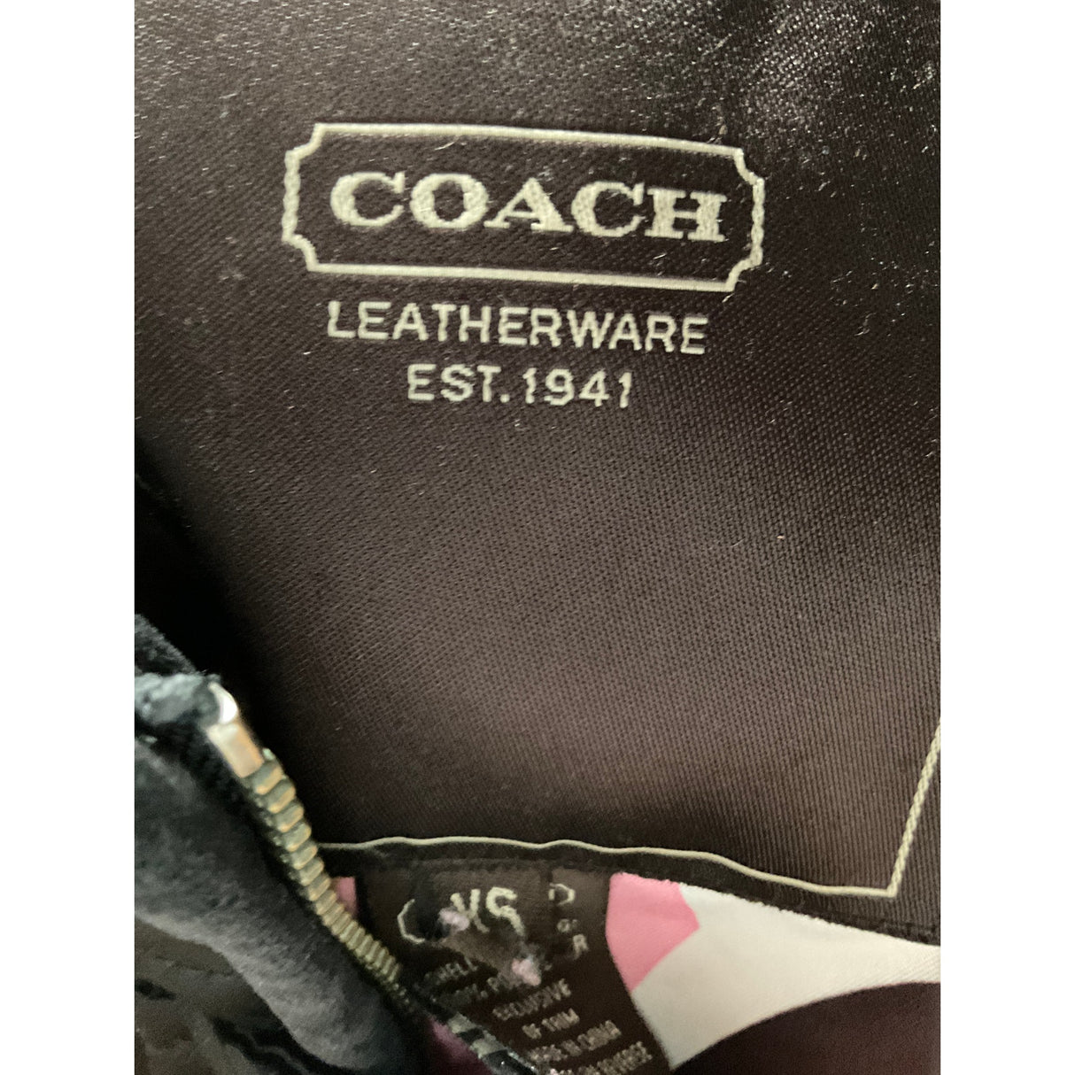 COACH Black Quilted Jacket - Women XS