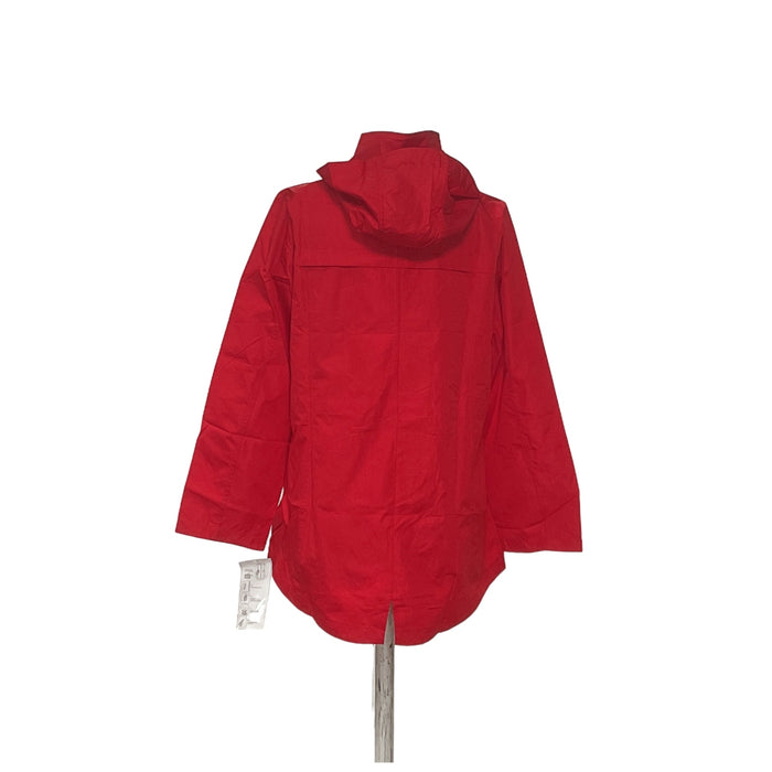 Susan Graver Red Windbreaker Jacket - Women M