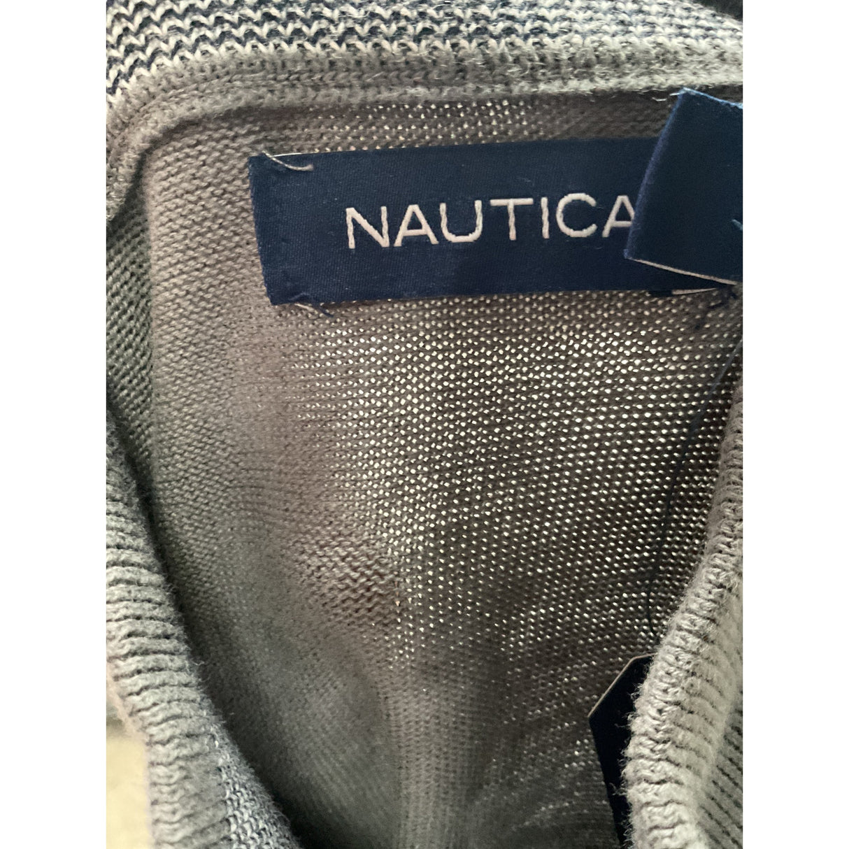 Nautica Gray Henley Sweater - Men's XXL