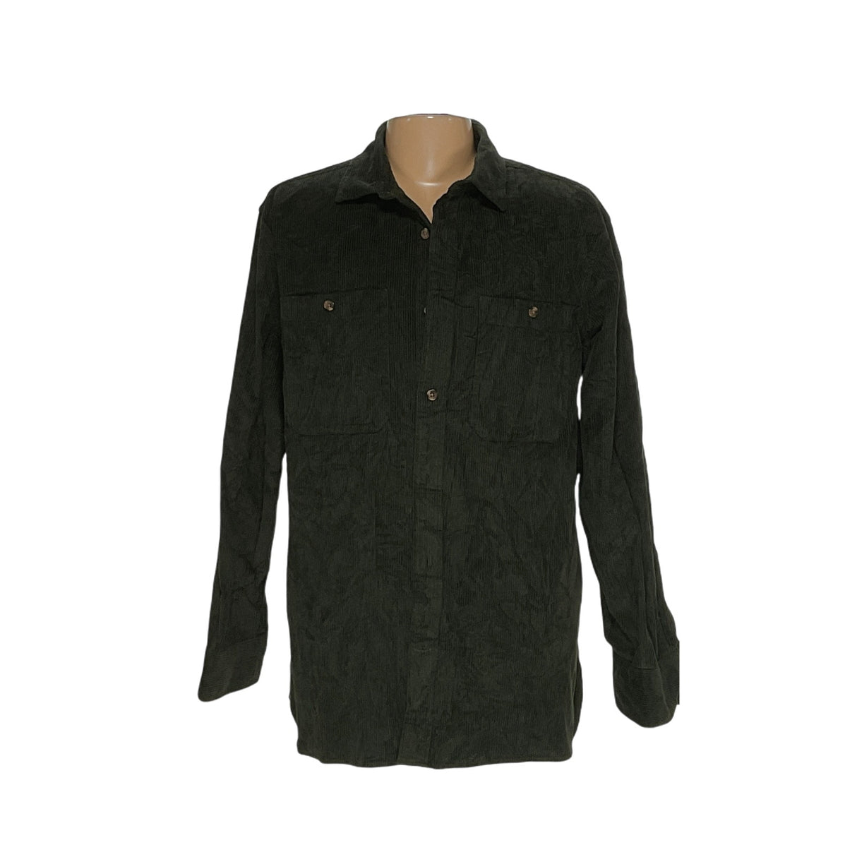 BR Green Button-Up Shirt 2XL