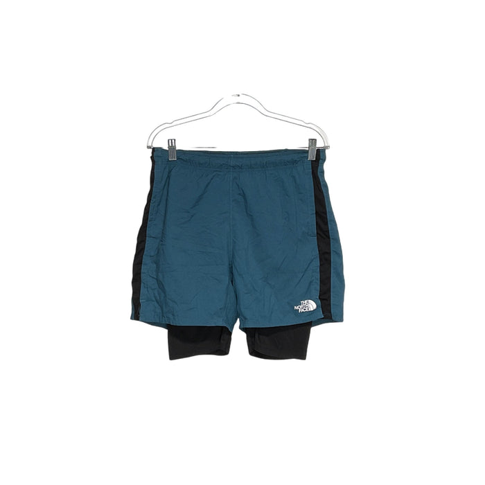 The North Face Men's Green Nylon Athletic Shorts - Size L