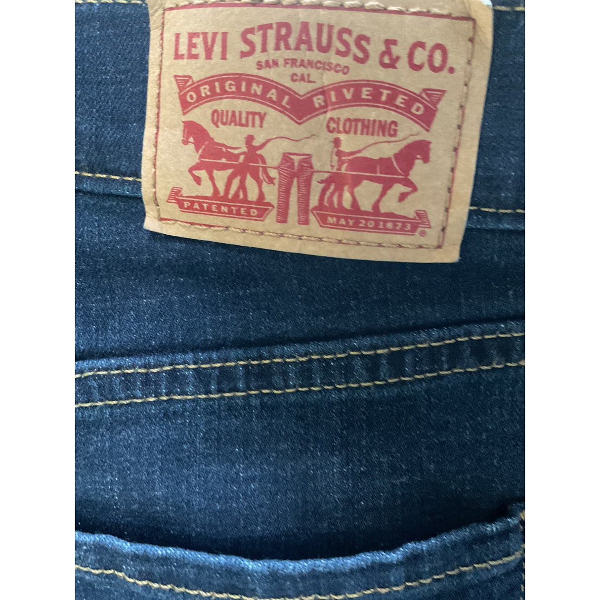 Levi's Women's Blue Straight Jeans