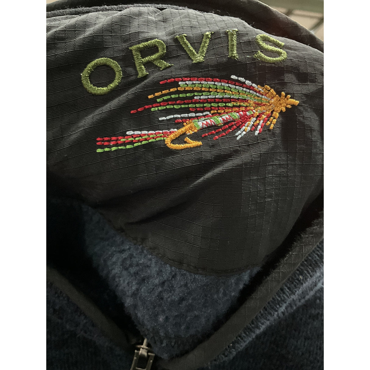 Orvis Blue Men's L Polyester Vest Sweater