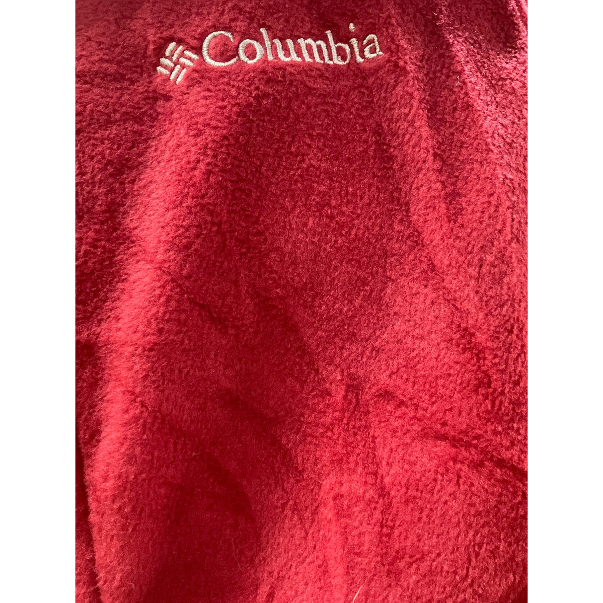 Columbia Red Fleece Vest