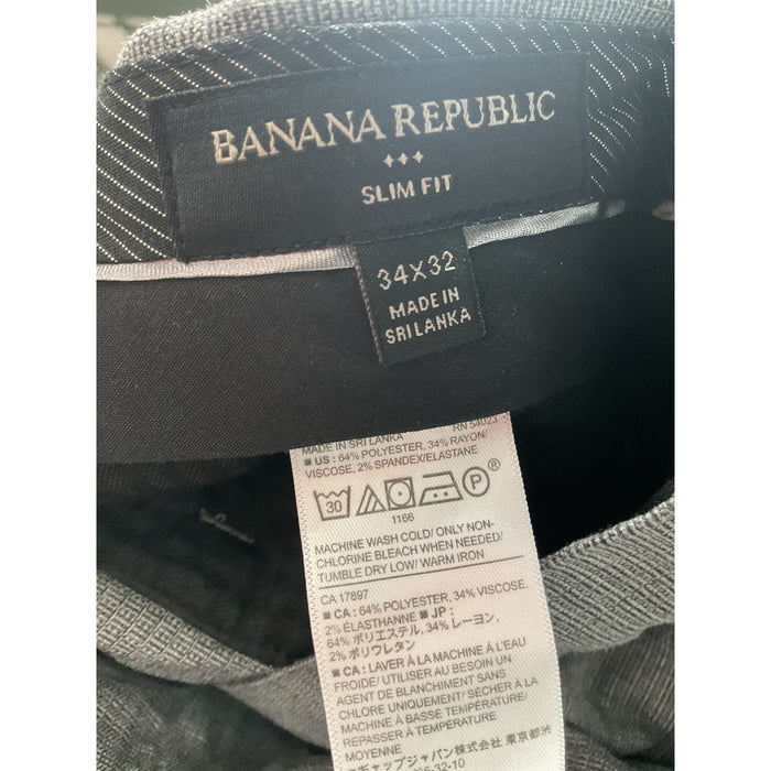 Banana Republic Men's Gray Dress Pants (Size 34)