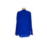 Calvin Klein Blue Button-Up Top