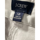 J. CREW Cream Bermuda Shorts - Women's Size 12