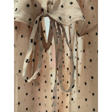 LOFT Beige Chiffon Blouse - Size S